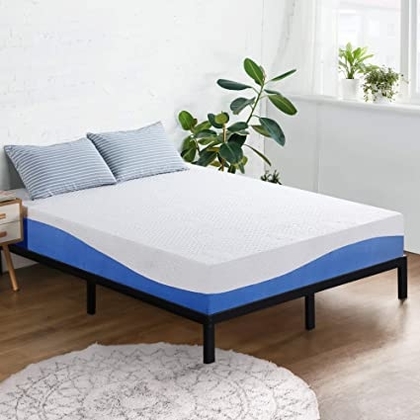 People recommend "Olee Sleep 10 Inch Gel Infused Layer Top Memory Foam Mattress, Queen, Blue"