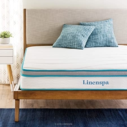 People recommend "Linenspa 8 Inch Memory Foam and Innerspring Hybrid-Mattress - Medium-Firm Feel - Queen"