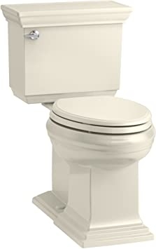 People recommend "KOHLER K-6669-47 Memoirs Stately Comfort Height 2-Piece Elongated Toilet, 1.28 GPF, Almond "