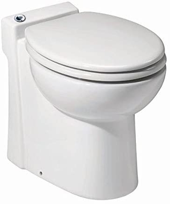 People recommend "Saniflo 023 Sanicompact Self-Contained Toilet - Sani Flush Ventless Toilet"