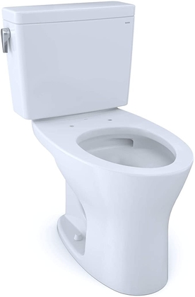 People recommend "TOTO CST746CSMG#01 Drake Two-Piece Elongated Dual Flush 1.6 and 0.8 GPF DYNAMAX TORNADO FLUSH Toilet with CEFIONTECT, Cotton White "