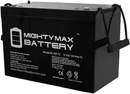 People recommend "Mighty Max Battery 12V 100Ah Battery for Minn Kota Trolling Motor Power Center Brand Product"