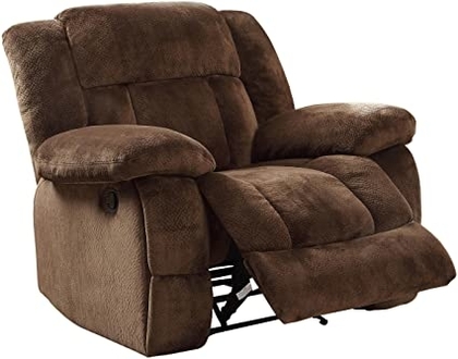 People recommend "Homelegance Laurelton 43" Microfiber Glider Recliner, Chocolate Brown"