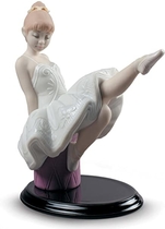 People recommend "LLADRÓ The Essay Begins Girl Figurine. Porcelain Ballerina Figure"