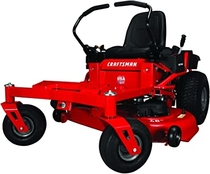 People recommend "Craftsman Z525 Zero Turn Gas Powered Lawn Mower, Red "