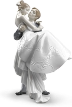 People recommend "LLADRÓ The Happiest Day Couple Figurine Type 356. Porcelain Bride and Groom (Wedding) Figure."
