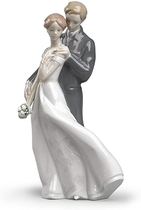People recommend "LLADRÓ Everlasting Love Couple Figurine. Porcelain Anniversary Figure"