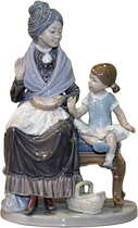 People recommend "Lladro "A Visit with Granny" Collectible Figurine #01005305 Retired Glazed Finish"