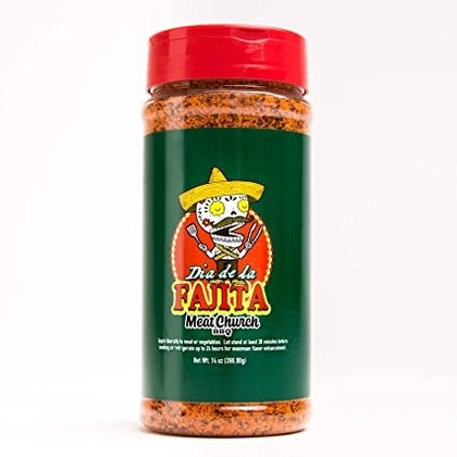 People recommend "Meat Church Dia de la Fajita BBQ Rub and Seasoning for Meat and Vegetables, Gluten Free, 14 Ounces"