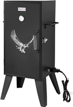 People recommend "Royal Gourmet SE2801 Electric Smoker with Adjustable Temperature Control, Black : Garden & Outdoor"