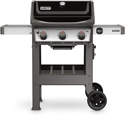 People recommend "Weber 45010001 Spirit II E-310 3-Burner Liquid Propane Grill, Black"