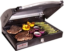 People recommend "Camp Chef Professional Barbecue Grill Box for 3 Burner Stove "