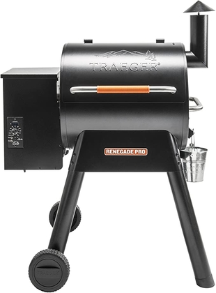 People recommend "Traeger Grills TFB38TOD Renegade Pro Pellet Grill and Smoke 380 Sq. in. Cooking Capacity, Black/Orange"