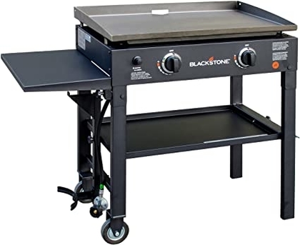 People recommend "Blackstone 28 inch Outdoor Flat Top Gas Grill Griddle Station - 2-burner - Propane Fueled - Restaurant Grade - Professional Quality "