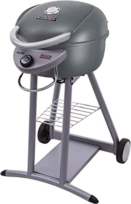 People recommend "Char-Broil 20602108 Patio Bistro TRU-Infrared Electric Grill, Graphite"