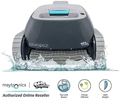 People recommend "DOLPHIN Advantage Automatic Robotic Pool Cleaner, Compact and Versatile Cleaning, Ideal for In-ground Swimming Pools up to 33 Feet "