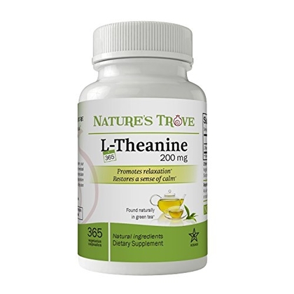 People recommend "L-Theanine 200mg Super Value Size - 365 Vegetarian Capsules"