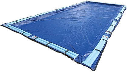 People recommend "Blue Wave Gold 15-Year 18-ft x 36-ft Rectangular In Ground Pool Winter Cover"