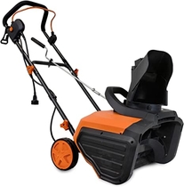People recommend "WEN 5662 Blaster 13.5-Amp 18-Inch Electric Snow Thrower"