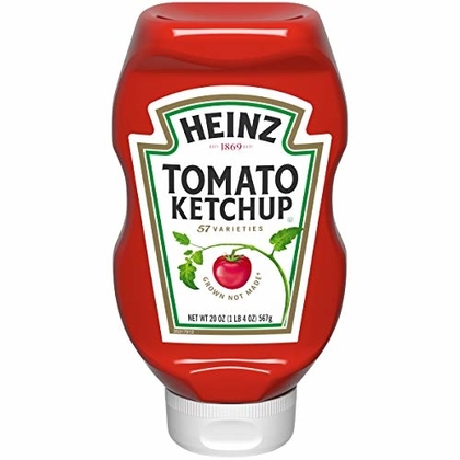 La gente recomienda "Heinz Tomato Ketchup (20 oz Bottle)"