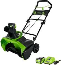 People recommend "Greenworks 20-Inch 40V Cordless Snow Thrower, 4.0 AH Battery Included 26272"