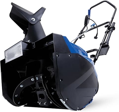 People recommend "Snow Joe SJ623E Electric Single Stage Snow Thrower | 18-Inch | 15 Amp Motor | Headlights : Electric Snowblower"