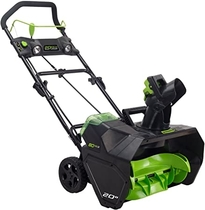 People recommend "Greenworks Pro 80V 20-Inch Cordless Snow Thrower, Battery Not Included, 2601302 "
