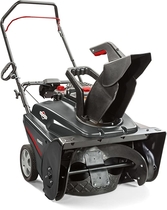 People recommend "Briggs & Stratton 1022E 22-Inch Single-Stage Snow Blower with Push Button Electric Start "