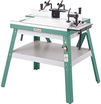 People recommend "Grizzly Industrial G0528 - Router Table - Table Saw Accessories"
