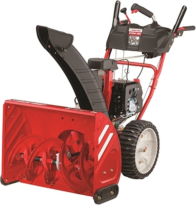 People recommend "Troy-Bilt Storm 2625 243cc Electric Start 26-Inch Two Stage Gas Snow Thrower"