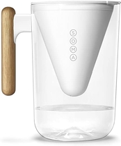 People recommend "Soma Pitcher Plant-based Water Filtration, 10-Cup, White"