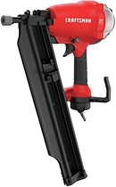 People recommend "CRAFTSMAN Framing Nail Gun, 2 to 3-1/2-Inch, 21 Degree Plastic (CMP21PL) "