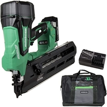 People recommend "Metabo HPT Cordless Framing Nailer Kit, 18V, Brushless Motor, 2" Up To 3-1/2" Framing Nails, Compact 3.0 Ah Lithium Ion Battery, Lifetime Tool Warranty (NR1890DR) "