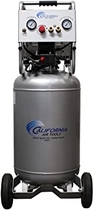 People recommend "California Air Tools 20020-22060 Ultra Quiet & Oil-Free Air Compressor 2.0 Hp, 20.0 Gal. Steel Tank Air Compressor 220 Volts 60 Hertz"