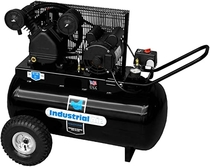 People recommend "Industrial Air IP1682066.MN 20-Gallon Portable Electric Air Compressor, 1.6 Horsepower"