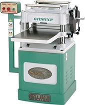 People recommend "Grizzly Industrial G1021X2-15" 3 HP Extreme Series Planer w/Helical Cutterhead"