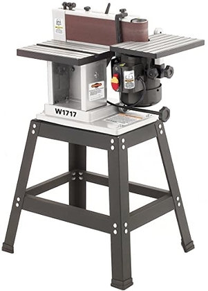 People recommend "SHOP FOX W1717 1/3-Horsepower Horizontal and Vertical Sander - Power Sheet Sanders"