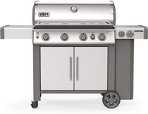 People recommend "Weber 62006001 Genesis II S-435 4-Burner Liquid Propane Grill, Stainless Steel"