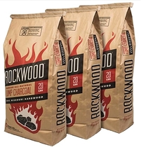 People recommend "Rockwood All-Natural Hardwood Lump Charcoal - Missouri Oak, Hickory, Maple, and Pecan Wood Mix"