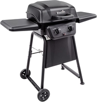 People recommend "Char-Broil Classic 280 2-Burner Liquid Propane Gas Grill"