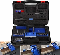 People recommend "28Pcs Dowelling Jig Set Wood Dowel Position Cam Kits Aluminium Alloy Tools Home"