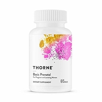 People recommend "Thorne Research - Basic Prenatal - Folate Multivitamin for Pregnant and Lactating Women - 90 Capsules"