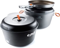 People recommend "GSI Outdoors - Pinnacle Base Camper, Camping Cook Set, Small, Superior Backcountry Cookware Since 1985 : Camping Cooking Utensils : Sports & Outdoors"