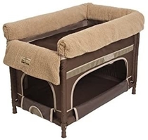 People recommend "Arm's Reach Concepts Duplex Pet Bunk Bed, Cocoa with Camel Liner, Medium "