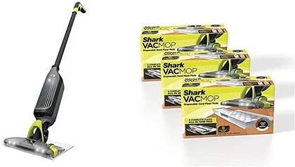 People recommend "Shark VM252 VACMOP Pro Cordless Hard Floor Vacuum Mop with Disposable Pad"