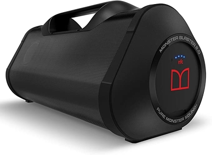 People recommend "Monster Superstar Blaster Boombox: High Performance Portable Wireless Bluetooth Speaker, Rechargeable Water Resistant with Indoors/Outdoors EQ Modes (Updated Model (Black))"