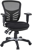 People recommend "Modway silla de oficina articulada, color verde, Contrachapado Hierro Polipropileno Nylon, Malla Negra: Furniture & Decor"