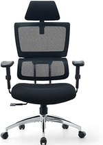 People recommend "Ticova Ergonomic Office Chair - High Back Desk Chair with Elastic Lumbar Support & Thick Seat Cushion"