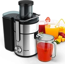 People recommend "Centrifugal Juicer, Bagotte 1000W Juice Extractor, 85mm Wide Mouth Juicer Machines for Whole Fruit "