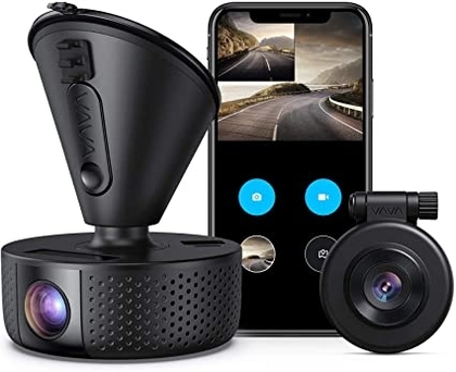 People recommend "Dual Dash cam | VAVA Dual 1920x1080P FHD | Front and Rear dash camera | 2560x1440P Single Front| for cars with Wi-Fi | Night Vision | Parking Mode | G-sensor | WDR | Loop recording| Support 128GB Max: Electronics"